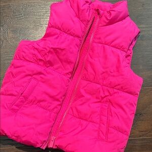 Old Navy Kids Pink Puffer Vest